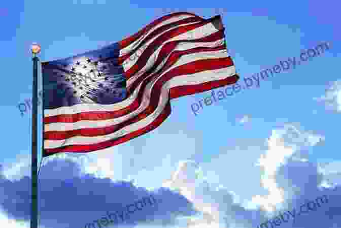 A Beautiful American Flag Waving In The Wind My American Baby: Wear Your Stars And Stripes Wave A Flag And Say I Love You (Sweet Board Independence Day And Shower Gifts) (My Baby Locale)