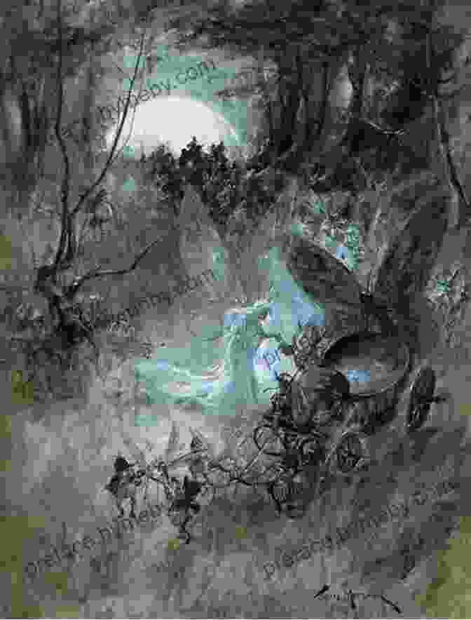 A Depiction Of A Faerie Court, With Ethereal Beings Gathered In A Moonlit Forest Tithe: A Modern Faerie Tale