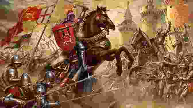 A Fierce Battle Scene From The Red Knight, With Knights Clashing Swords, Archers Firing Arrows, And The Red Knight Leading The Charge The Red Knight (The Traitor Son Cycle 1)