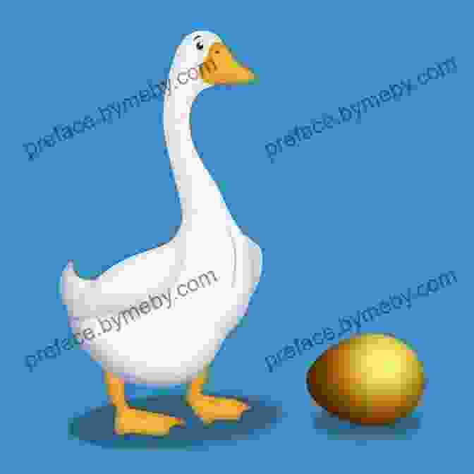 A Goose Laying A Golden Egg In A Magical Neighborhood The Goose That Laid Golden Easter Eggs (Magical Neighborhood Short Stories 4)