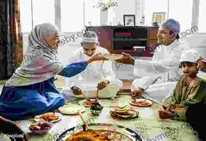 A Group Of Children Eating A Traditional Middle Eastern Meal. Remembering Childhood In The Middle East: Memoirs From A Century Of Change