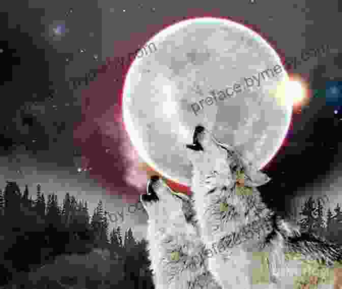 A Majestic Wolf Howling At The Full Moon, Representing The Power And Wisdom Of Animal Spirit Guides The Shaman S Guide To Power Animals