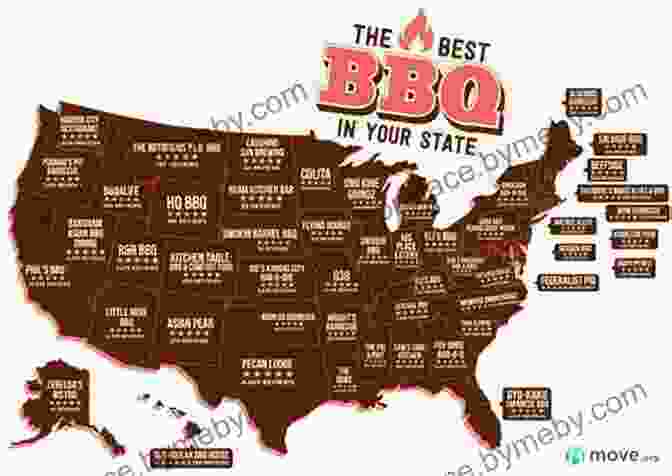 A Map Of The United States With Barbecue Icons Indicating The Best Joints Roadfood 10th Edition: An Eater S Guide To More Than 1 000 Of The Best Local Hot Spots And Hidden Gems Across America (Roadfood: The Coast To Coast Guide To The Best Barbecue Join)