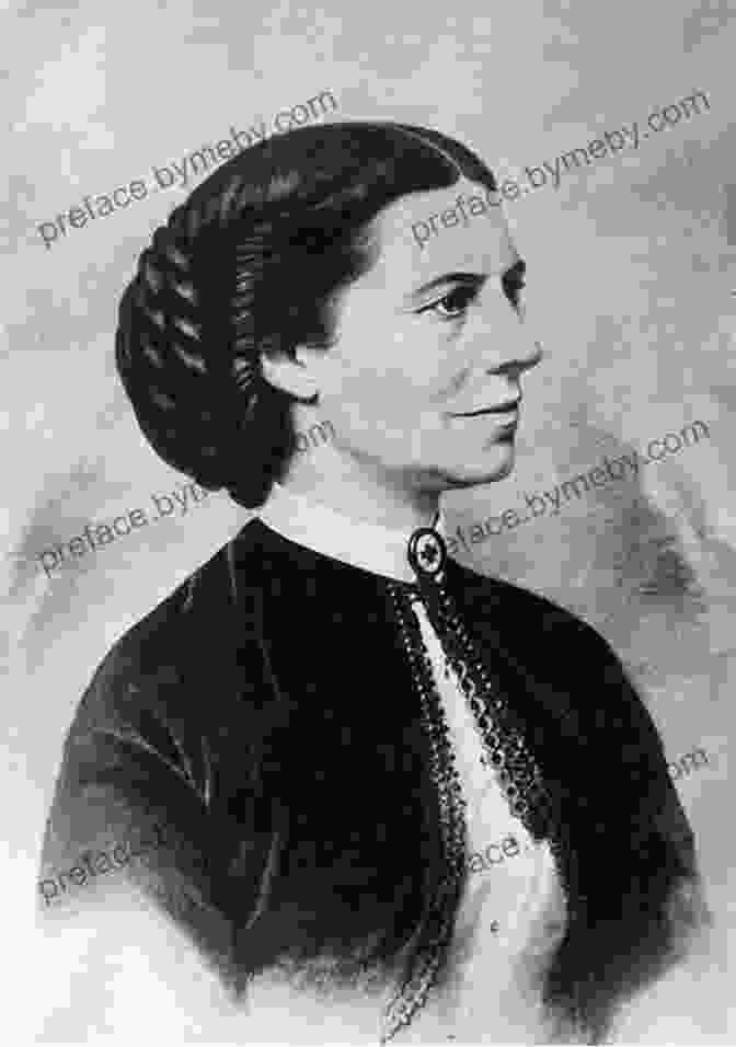 A Portrait Of Clara Barton, A Woman With Long Hair And A Serious Expression, Wearing A Nurse's Cap And A Medal Brave Clara Barton (Step Into Reading)