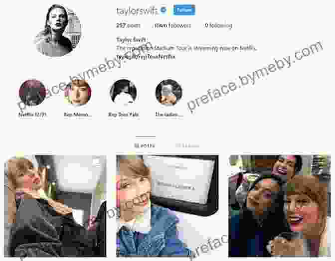 A Screenshot Of Taylor Swift's Instagram Page Taylor Swift: 125 Facts You Need To Know