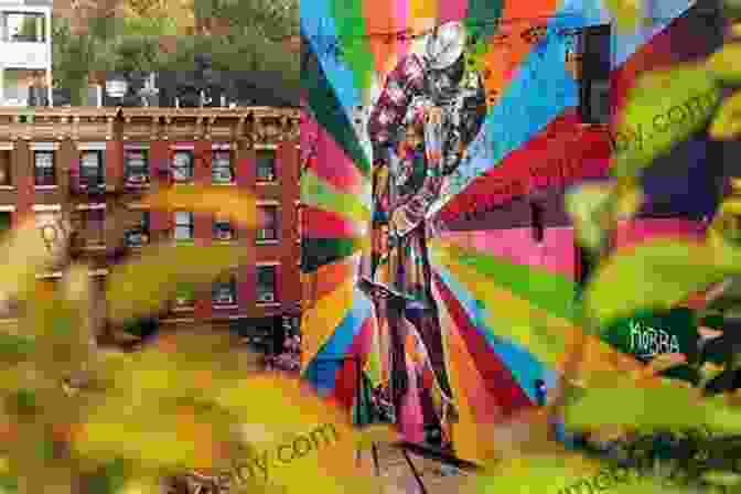 A Vibrant Street Scene In New York City, Showcasing The Convergence Of Fashion, Art, And Music. The Warhol Economy: How Fashion Art And Music Drive New York City New Edition