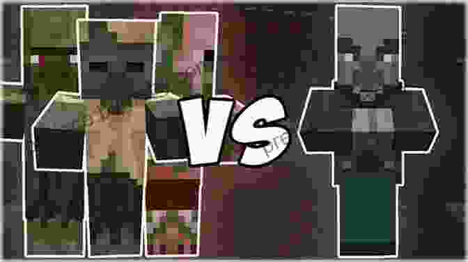 A Villager And A Zombie Pigman Are Facing Off In A Battle. (Unofficial) Minecraft: Villager Vs Zombie Pig Comic Vol 1 (Minecraft Comic 11)