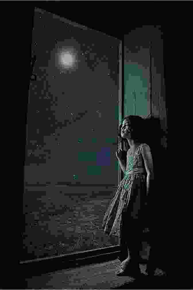 A Young Woman Stands On A Clifftop, Gazing Up At The Full Moon, Her Eyes Glowing With Ethereal Light. New Moon Rising (Samantha Moon Origins 1)