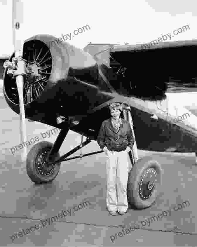 Amelia Earhart In Front Of Her Lockheed Vega 5B Aircraft Fly Girls Young Readers Edition: How Five Daring Women Defied All Odds And Made Aviation History