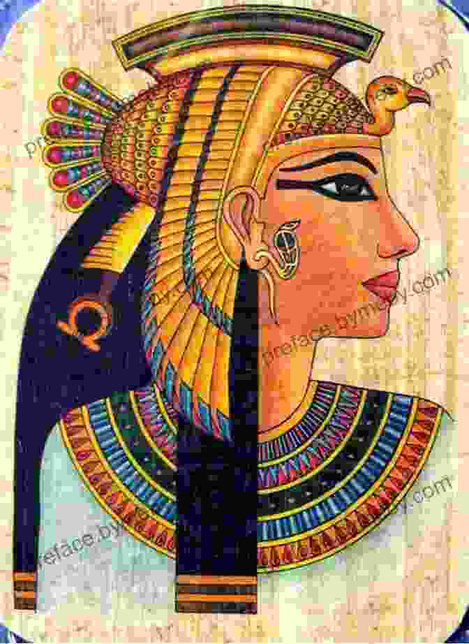 An Illustration Depicting Cleopatra VII, An Ancient Egyptian Queen Known For Her Beauty, Intelligence, And Political Prowess Royal Suicides Of Ancient Egypt: Historical Tales Revengeful Nitocris And Ambitious Cleopatra VII