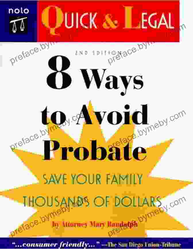 Book Cover Of Ways To Avoid Probate By Mary Randolph 8 Ways To Avoid Probate Mary Randolph