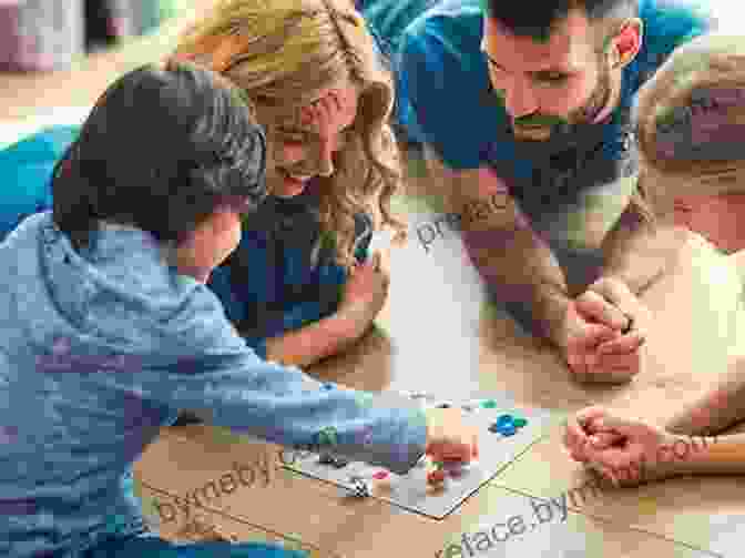 Children Playing A Board Game Together, Promoting Social Interaction And Cooperative Play. Little Games For Toddlers: Fun Interactive At Home Activities Inspired By Play Therapy (Activities Craft And Play)