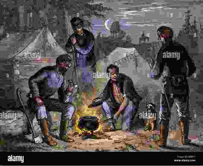 Continental Army Soldiers Cooking Over A Campfire The Thrifty Guide To The American Revolution: A Handbook For Time Travelers (The Thrifty Guides 2)