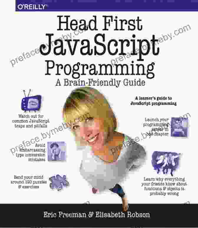 Cover Of 'Head First JavaScript Programming' Book By Eric Freeman And Elisabeth Robson Head First JavaScript Programming: A Brain Friendly Guide