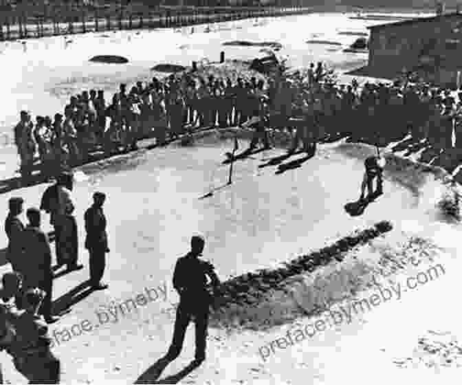 Golfers Playing On A Makeshift Golf Course During World War II When War Played Through: Golf During Wolrd War II