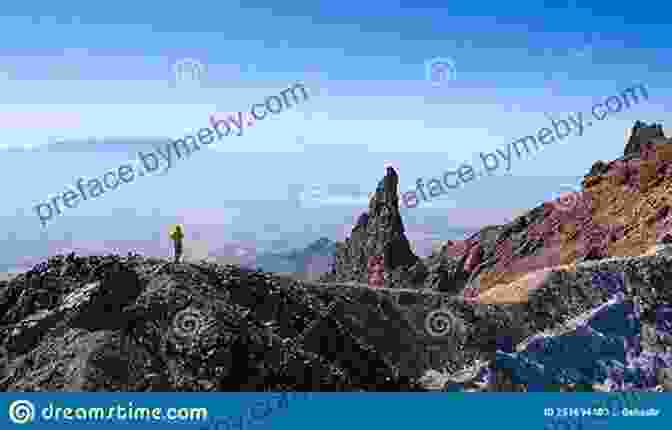 Hiker Ascending A Volcanic Slope Overlooking A Stunning Panoramic View In The Shadow Of The Volcano: One Family S Baja Adventure