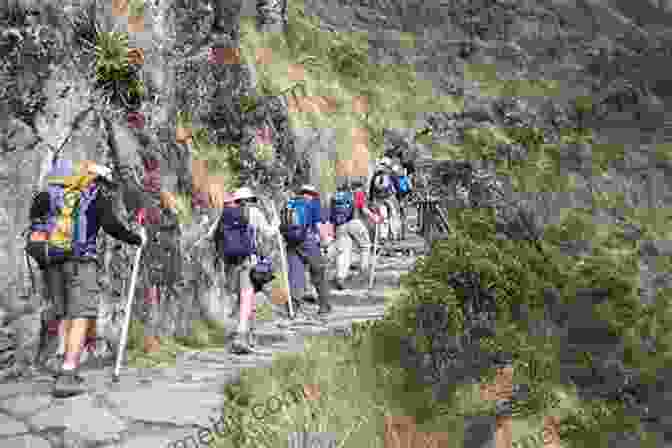 Hikers Traversing A Rugged Hiking Trail Through The Blue Mountains, Surrounded By Verdant Vegetation Climbing The Blue Mountain: Take The Next Step On Your Spiritual Journey