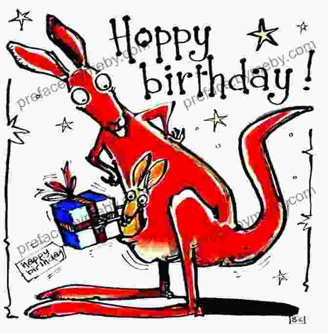 Interior Illustration From 'Happy Birthday Blue Kangaroo' Happy Birthday Blue Kangaroo Emma Chichester Clark