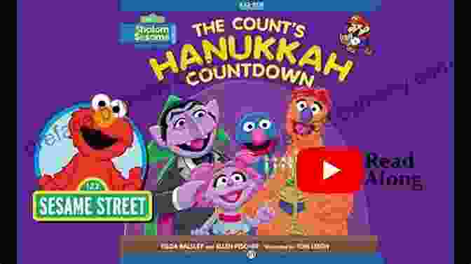 Interior Page Of The Count Hanukkah Countdown Shalom Sesame The Count S Hanukkah Countdown (Shalom Sesame)