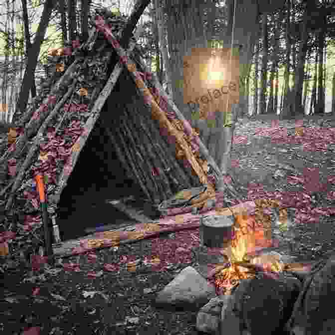 Matt And Attean Building A Shelter In The Wilderness The Sign Of The Beaver