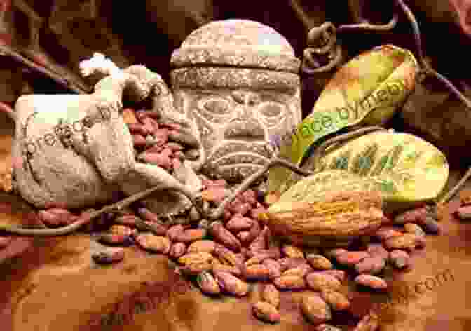 Mayan Cacao Ceremony, Depicting The Ceremonial Use Of Chocolate True History Of Chocolate 3e