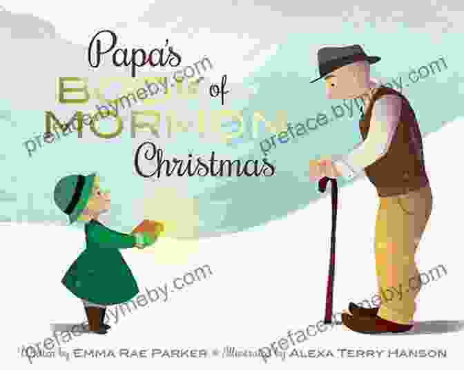 Papa Of Mormon Christmas Book Cover Featuring A Festive Winter Scene With Santa Claus And Family Papa S Of Mormon Christmas