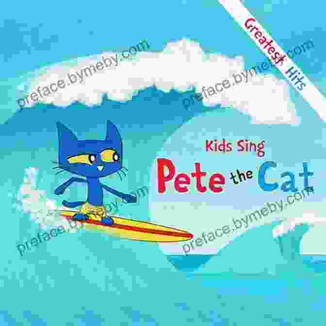 Pete The Cat Singing His Song, Surrounded By Children Pete The Cat: I Love My White Shoes