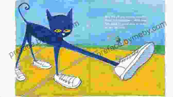 Pete The Cat With His Muddy Shoes, Looking Determined Pete The Cat: I Love My White Shoes