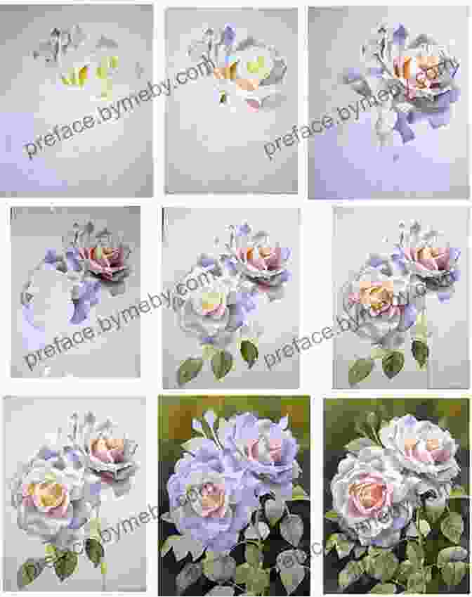 Step By Step Painting Demonstration Of A Blooming Rose Fabulous Flowers Celebrate Color (Painting With Ev Hales 3)