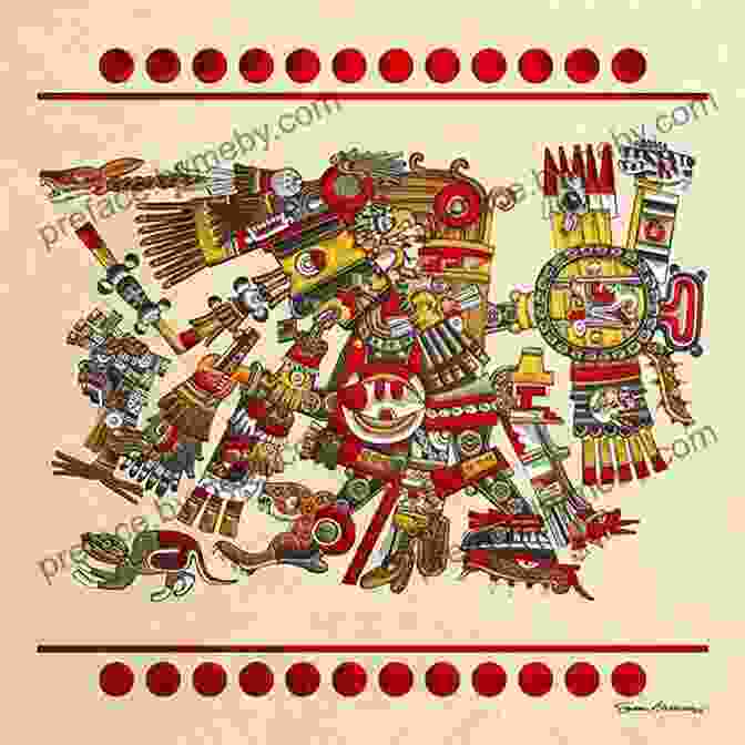 Tezcatlipoca As A Trickster, Depicted In An Aztec Codex. Tezcatlipoca: Trickster And Supreme Deity