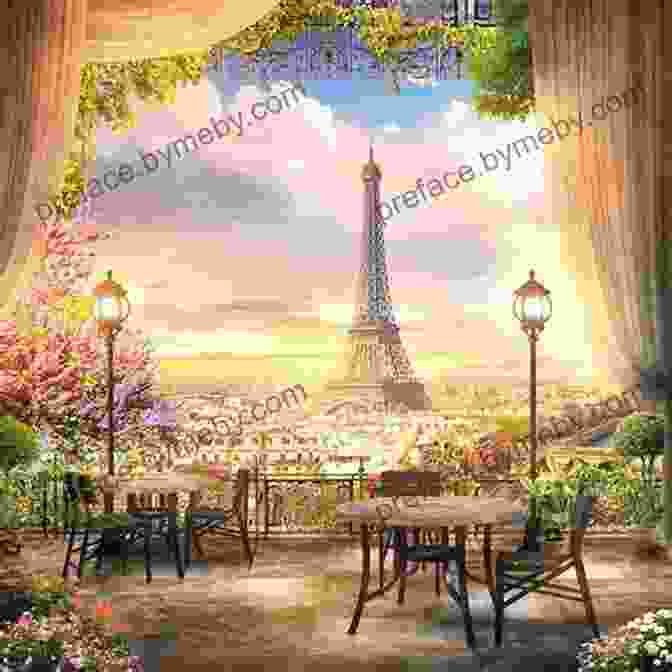 That Summer In Paris Book Cover, Featuring A Woman Sitting At A Cafe In Paris, With The Eiffel Tower In The Background. That Summer In Paris: A New Expanded Edition (Exile Classics 1)