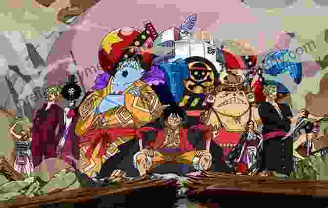 The Straw Hat Crew Escaping From Ghost Island One Piece Vol 46: Adventure On Ghost Island (One Piece Graphic Novel)