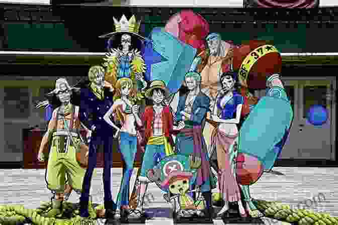 The Straw Hat Crew Standing Together One Piece Vol 46: Adventure On Ghost Island (One Piece Graphic Novel)