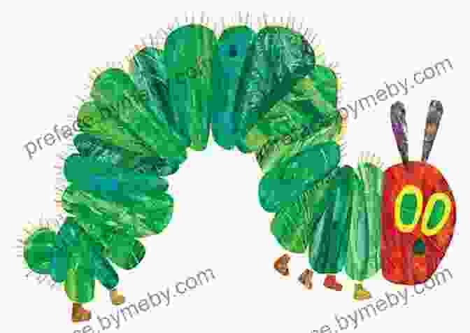 The Very Hungry Caterpillar By Eric Carle, Featuring A Vibrant Illustration Of A Hungry Caterpillar Munching On Leaves. The Very Hungry Caterpillar Eric Carle