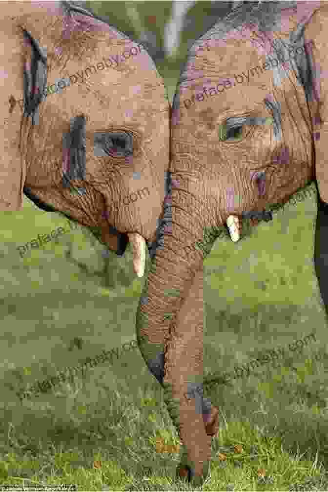 Two Elephants Embracing Each Other With Their Trunks What Elephants Know Eric Dinerstein