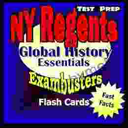 NY Regents Global History Test Prep Review Exambusters Flashcards: New York Regents Exam Study Guide (Exambusters Regents 14)